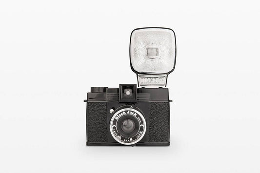 Lomography Diana F+ Black Jack – Cámara Analógica Medium Format 120 con Flash | Puerto Rico