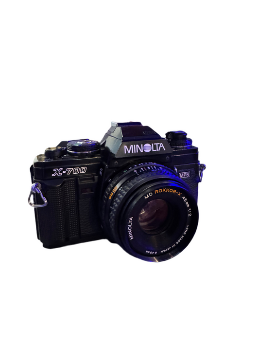 Minolta X-700 (w/ MD Rokkor-X 45mm f/2)